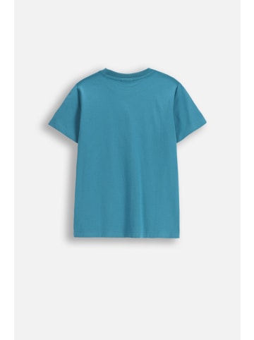 Coccodrillo T-shirt mit kurzen Ärmeln in türkis