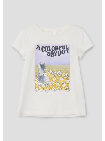 s.Oliver T-Shirt in 0210_ecru