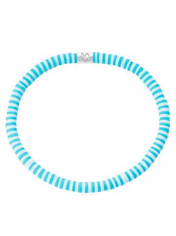 Glanzstücke München Armband aus Sterling Silber mit Heishi Perlen in silber