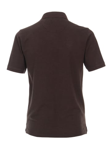 CASAMODA Polo-Shirt in Braun