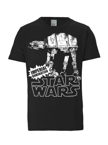 Logoshirt T-Shirt AT- AT - Krieg der Sterne in schwarz