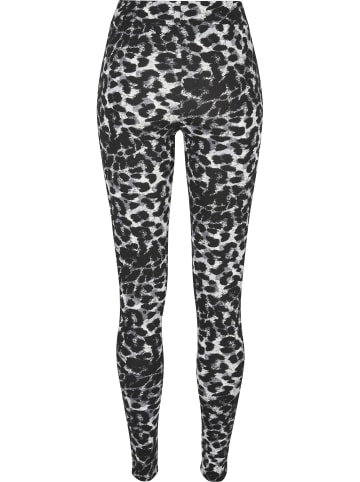 Urban Classics Urban Classics Damen Ladies Soft AOP Leggings in blackleo