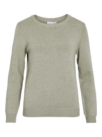 Vila Strickpullover in Oil Green