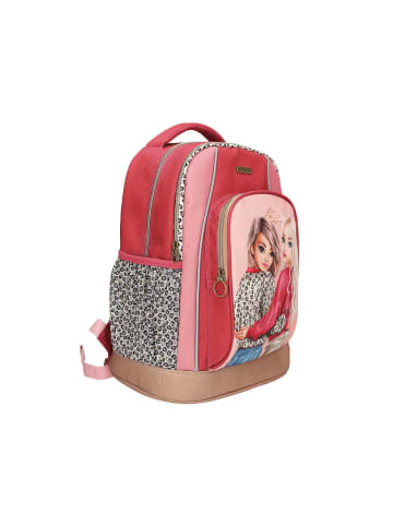 Depesche Schulrucksack LEOHEART TOPModel 21 x 34 x 44 cm in rosa-rot