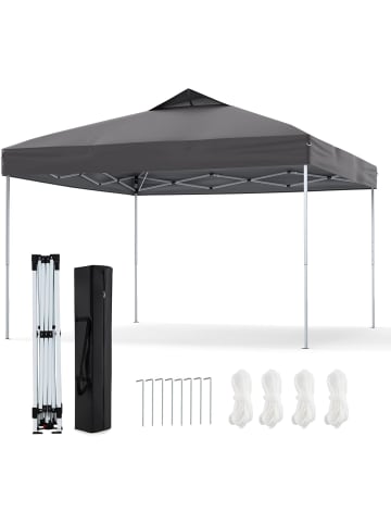 COSTWAY Pavillon 3x3m in Grau