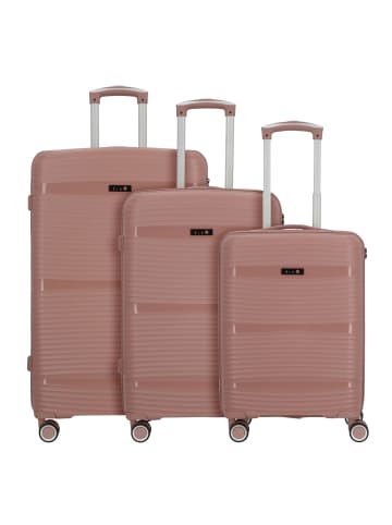 D&N Travel Line 4200 4-Rollen Kofferset 3 tlg. in taupe