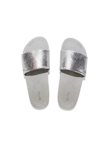 Flip Flop Sandale "pool*metallic 2" in schwarz