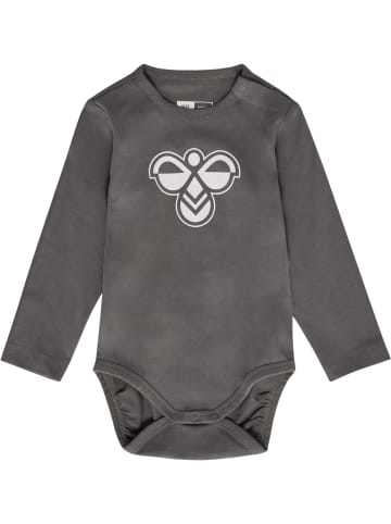 Hummel Druckknopf Strampler Hmlmini Kinder in DARK GULL GRAY