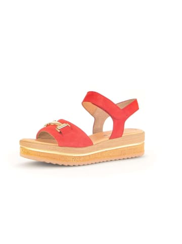 Gabor Fashion Plateau Sandalen in rot