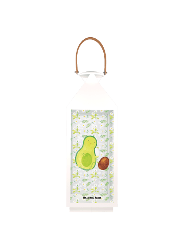 Mr. & Mrs. Panda Lichterketten Laterne Avocado Kern rollt ohne S... in Transparent