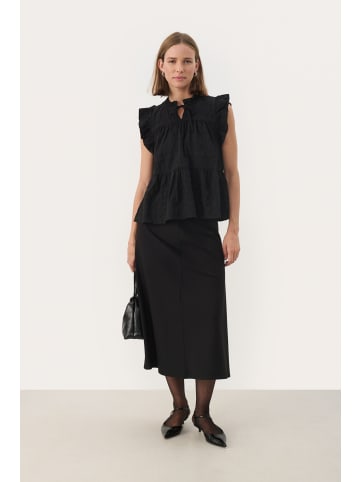 PART TWO Ärmellose Bluse GimalinePW Gerade Passform in Black