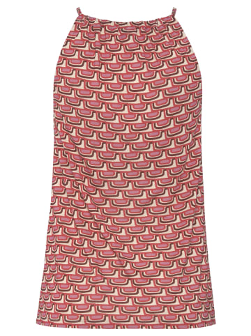Vivance by Lascana Strandtop in beige-rot bedruckt