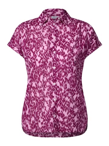 Cecil Bluse mit Minimal Print in Rosa