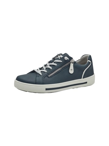 Jana Sneaker mit Schnürung Blau
