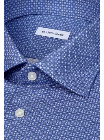 Seidensticker Business Hemd Shaped in Mittelblau