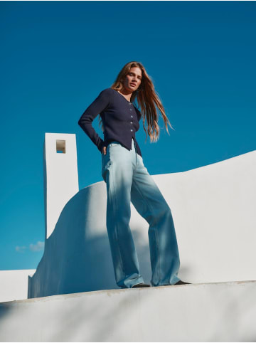 ONLY Jeans mit weitem Bein in Light Blue Bleached Denim