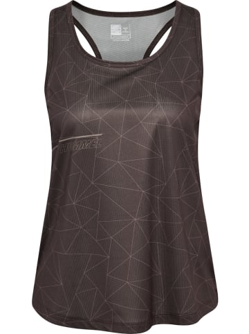 Hummel Top "Court Aop Light Weight Tanktop W" in Braun