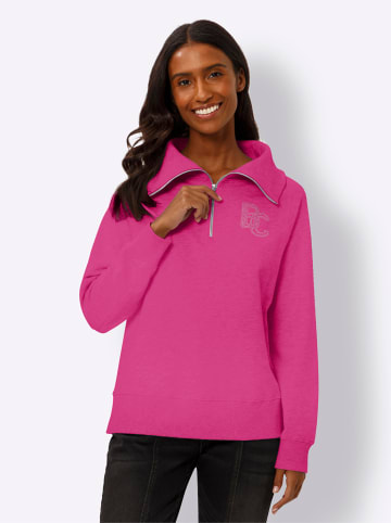 Heine Sweatshirt in fuchsia
