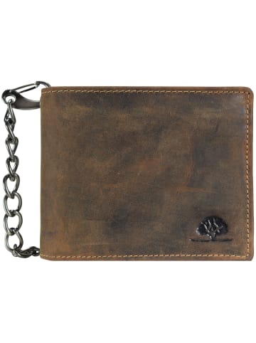 Greenburry Vintage Geldbörse Leder 12 cm brown