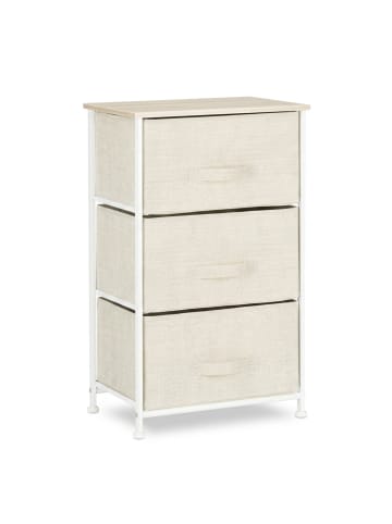 relaxdays Regalsystem in Beige - (B)45 x (H)73 x (T)30 cm