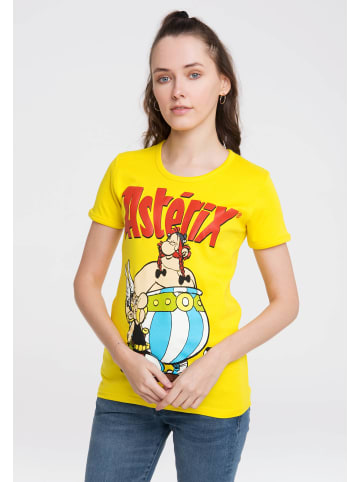 Logoshirt T-Shirt Asterix der Gallier in gelb