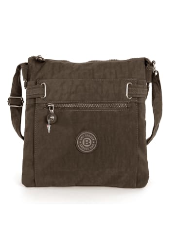 Bag Street Umhängetasche Nylon braun ca. 26cm