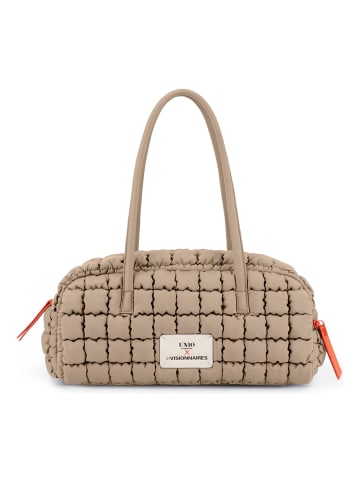 Les Visionnaires Unio Zicke Schultertasche 35 cm toast