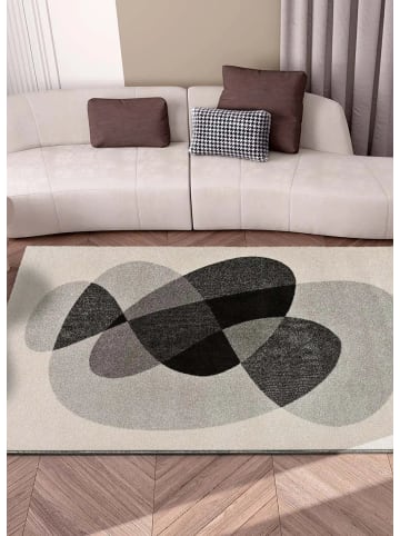 Atticgo Kurzflor-Teppich ASHLEY in grau