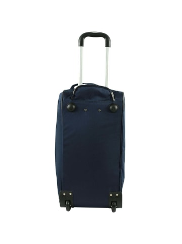 D&N Bags & More - 2-Rollenreisetasche 65 cm (schwarz) in schwarz
