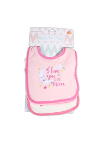 Cangaroo Babylatz 3er Set Tibby in rosa