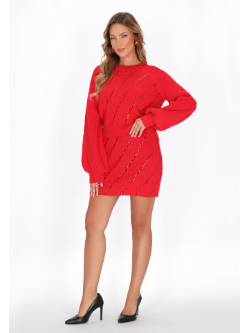 faina Women Sweater in red