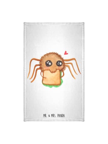Mr. & Mrs. Panda Mini-Handtuch Spinne Agathe Sandwich ohne Spruch in Weiß