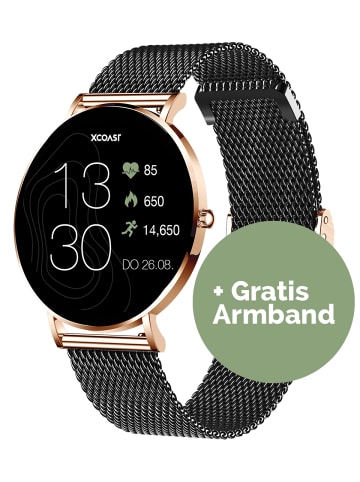 XCOAST Smartwatch XCOAST SIONA 2 in Schwarz