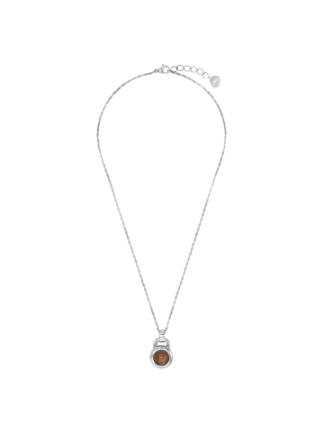 JOOP! Kette mit Anhänger Edelstahl, IP silber in Silber