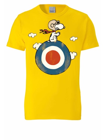 Logoshirt T-Shirt Peanuts - Snoopy in gelb