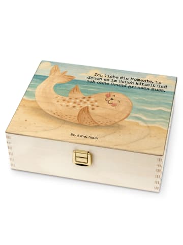 Mr. & Mrs. Panda Teebeutel Aufbewahrungsbox Robbe Liegen Design ... in Weiß