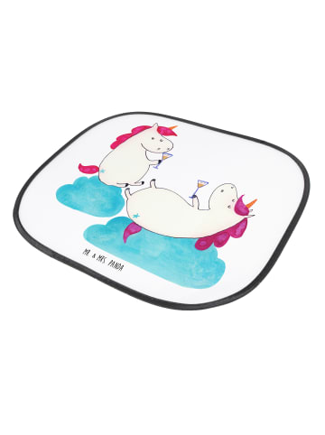 Mr. & Mrs. Panda Sonnenschutz für Auto Einhorn Sekt ohne Spruch in Weiß