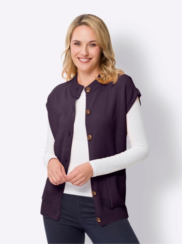 Sieh an! Strickweste in feige