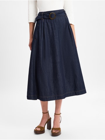 More & More Jeansrock in dark stone