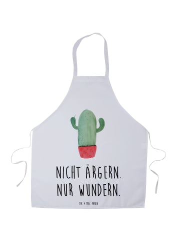 Mr. & Mrs. Panda Schürze Kaktus Wut mit Spruch in Weiß