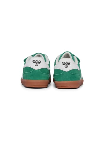 Hummel Schnürsenkel Sneaker Victory Suede Lebensstil Kinder in PEPPER GREEN