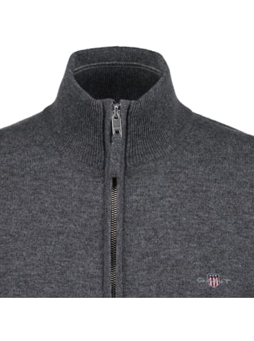 Gant Strickjacke 1er Pack in Dunkelgrau