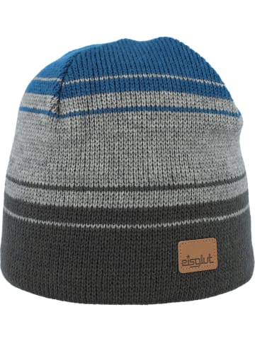 Eisglut Strickmütze in blau