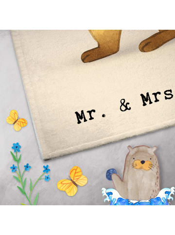 Mr. & Mrs. Panda Handtuch Sozialarbeiterin Leidenschaft Design m... in Weiß