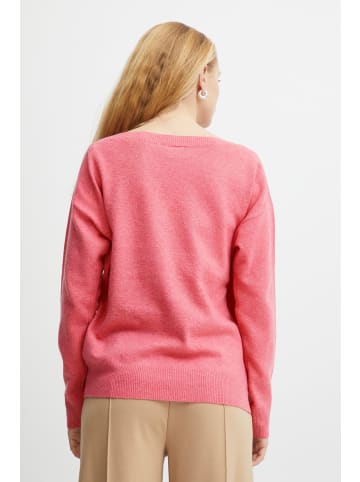 ICHI Strickpullover IHALPA LS2 - 20108043  Strickpullover mit U-Boot-Ausschnitt in Rosa