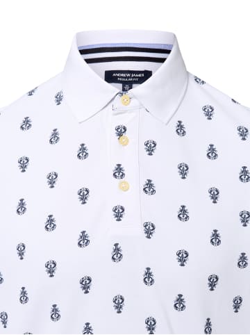 Andrew James Polshirt in weiß