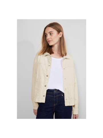 Street One Jeansjacke in ecru washed