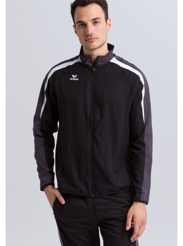 erima Liga 2.0 Praesentationsjacke in schwarz/weiss/dunkelgrau