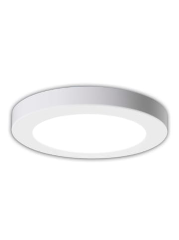 näve LED Deckenleuchte "BONUS" in weiß - (L)17 cm x (B)17 cm x (H)1.9 cm - EEK F