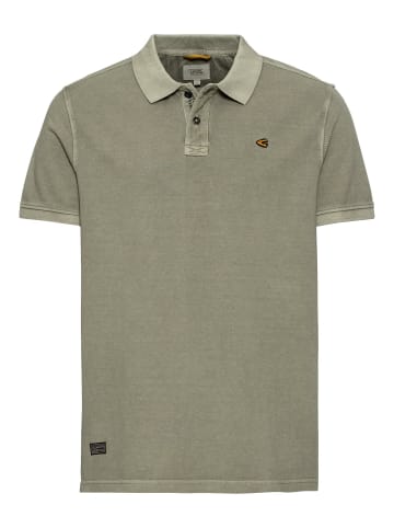 Camel Active Piqué Poloshirt aus zertifiziertem Organic Cotton in Khaki